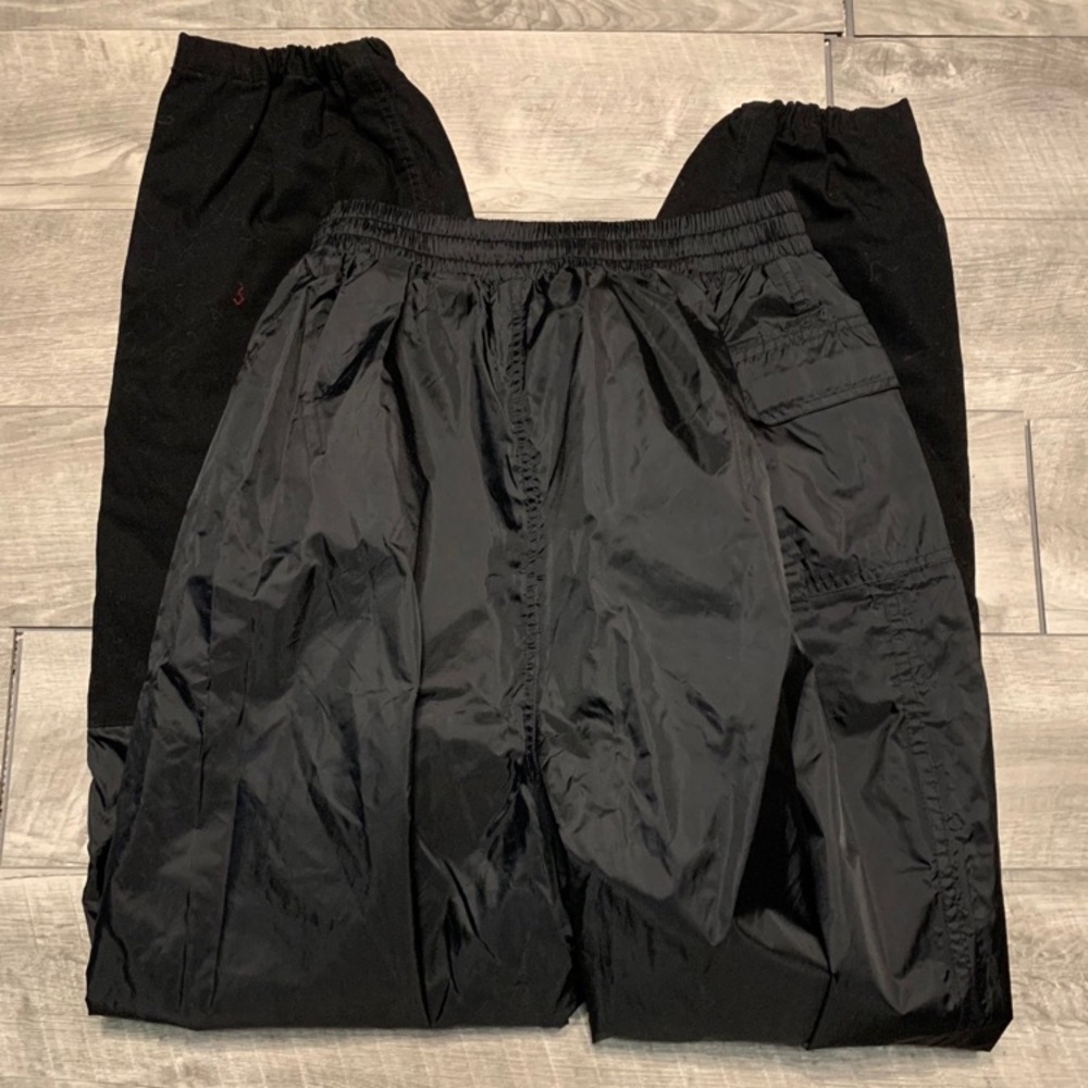 First Gear Waterproof Black Motorcycle Biker Riding Mens Pants Size Medium